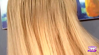 The Bootylicious Slut in a Red Bikini Is Horny Af and Covered in Hot Cum.