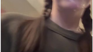 Cum Walk Through Crowded Hotel