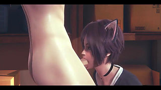 Uncensored Hentai - Kana the Cat Hardsex - Japanese Asian Manga Anime Game Porn