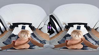 Horny Blonde rails his cock after fixing her laptop - tmwvrnet