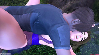Outdoor lake hard fuck 3D SEX ANIMATION