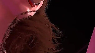 Sexy Asian MILF in a Sexy Dress Gives a Sloppy Blowjob