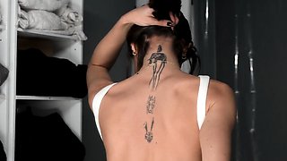 Christina Sage - Skinny Whore Christina Sage Gets Her Tight