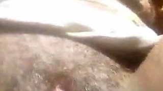 Horny Bitch Pissing Outside Fingering Masturbating