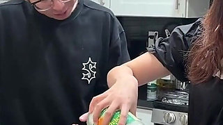 Home Baking Instructor Gets Fucked on the Kitchen Counter Before the Cream Is Even Whipped