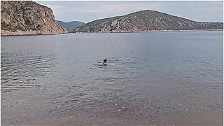 Voyeur Natural Nudist Girl On Wild Spectacular Beach # Close Up Pee On Nudist Beach