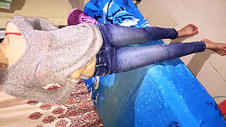 Step Sister Sex indore, Desi village girl tight pussy first sex