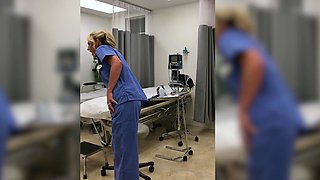 Fit MILF Nurse Gets Fired for Masturbating at Work