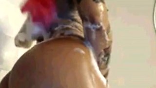 Big Booty Latina With Huge Tits In The Shower