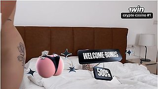 Kiss Cat In Step Mom And Step Sister Share Bed With Step Son In Naughty Hotel Romp