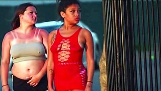 Sexy Street Hookers Strut Their Stuff