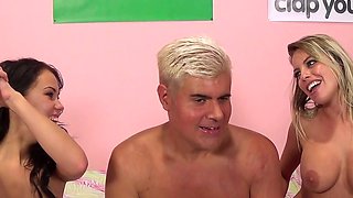 Britney Amber And Megan Rain In Awesome Threesome