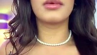 Big boobs milf masturbates with her dildo