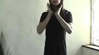 Busty brunette solo masturbation