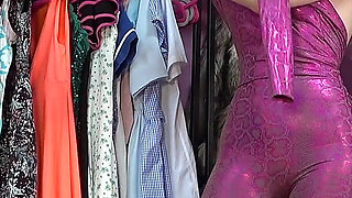 Interactive Gfe Series Shiny Catsuit Girlfriend Controls Your Stroke