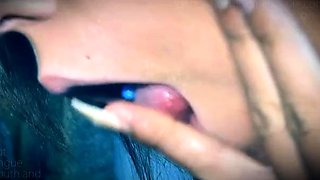 Foot Tongue Mouth and Vore Real Sisterly Love Feeding,