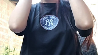 PORN ACTRESS IS SURPRISED BY HER FATHER-IN-LAW AND TOUCHES HER BIG TITS