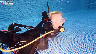 Hogtied & Breathless: Underwater Scuba Tease