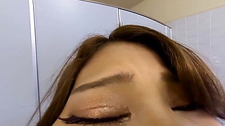 A Tanned Girl with Beautiful Big Tits Got Really Horny! 1/3