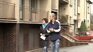 Bisexual anal threesome with a pretty French babe