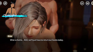 Rise of Eros Ch. 2 - the Royal Banquet - Having Some Kinky Fun in a Library and Being Loud