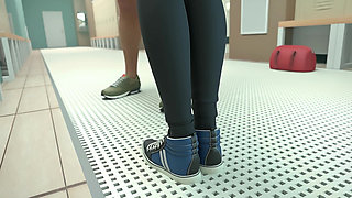 3D Hentai Uncensored Gwens Work Out