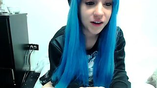 Hot Webcam Babe Loves Dildo Anal Masturbation