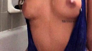 Big Boobs Cassandra Calogera cock tit wanking