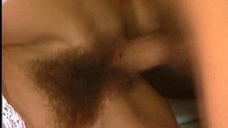 Perfect German Lady with Hairy Pussy Enjoys Big Cock in