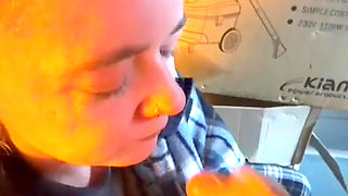 Garage sneak we almost got caught