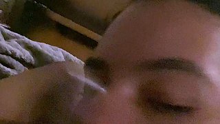 Sexy Slut Gives A Big Cock A Blowjob In The Car