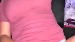 Cheating Big Bust MILF Car Hookup During Risky Night Passion