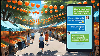 My New Girlfriend [ Taboo Hentai Game ] Ep.22 GF Walking Around Like a Pet!