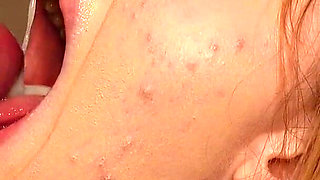Close up Blowjob with Cum in Mouth