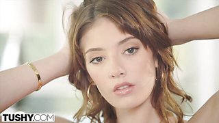 Riding trailer with angelic Blaire Ivory from Tushy