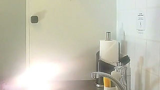 All Natural Big Tits Hottest Blonde in a Mini Skirt Flashes Panties and Does Cute Beauty Moves in the Kitchen