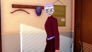 Akeno and Rias Surprise me with a double blowjob - DXD NTR Madness Series