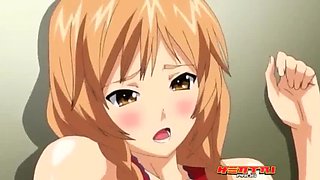 Hot Anime Maid Fucks Hard in Public - Hentai Creampie