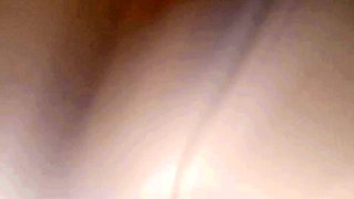 Blonde cumshot amateur MILF POV jerking in the kitchen