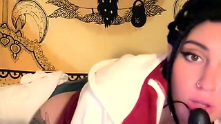 Greek pregnant alt girl does anal fisting