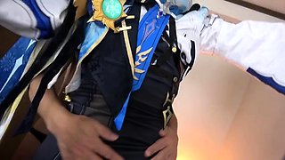 The sensitive anus of the boy's daughter Eulua, who loves