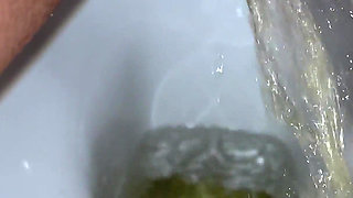Pissing Compilation! Close-up of a Pussy and Dirty Pads! POV!