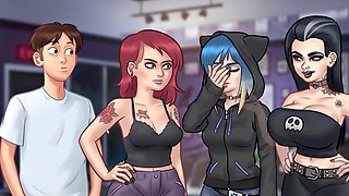 Big tit cartoon, 2d cartoon, big boobs moms