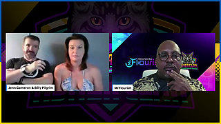 Mrflourish Podcast the Morning After Episode by Host Mrflourish with Jenn Cameron and Billy Pilgrim