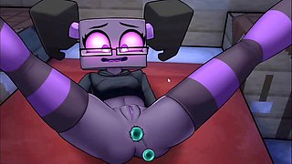 Hornycraft animated toy goes deep for a wild backside encounter