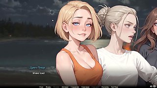 Natural boobs and hentai bondage fantasy with a naughty redhead