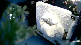 Real amateur teen fucks while babes watch