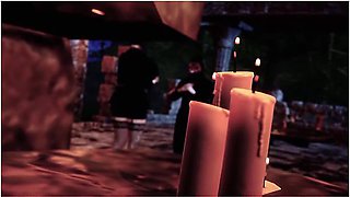 Slutty Witch Gets Gangbanged! - Car Toon