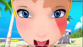 tinkerbell POV deepthroat and sex on the beach