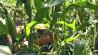 Hairy Amateur Pisses Outdoors Filling Bucket with Stream